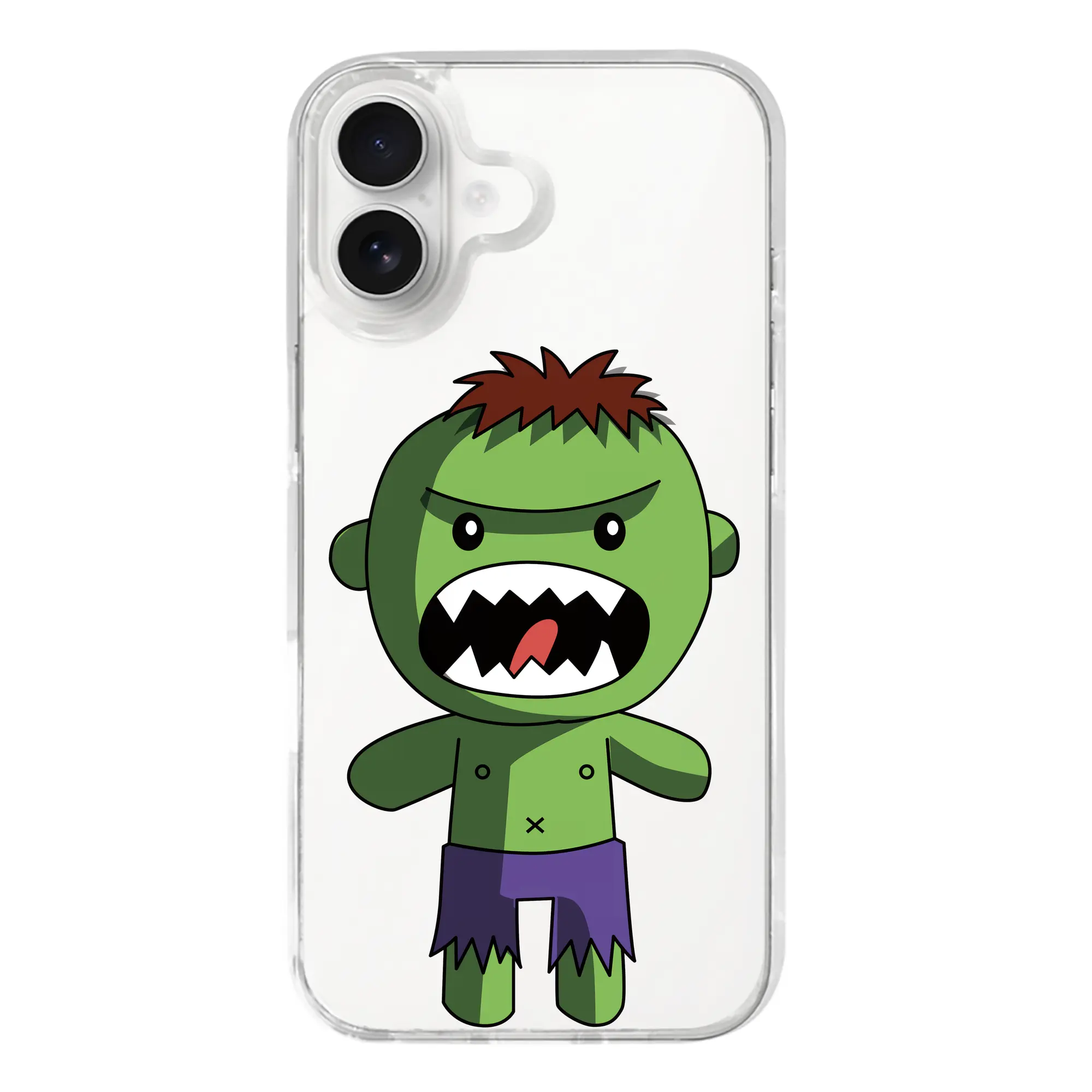 アベンジャーズ (Avenjāzu) グッズ ハルク（Hulk） - iPhone 17シリーズ 透明スマホケース – 薄型・耐衝撃・精密フィット保護カバー